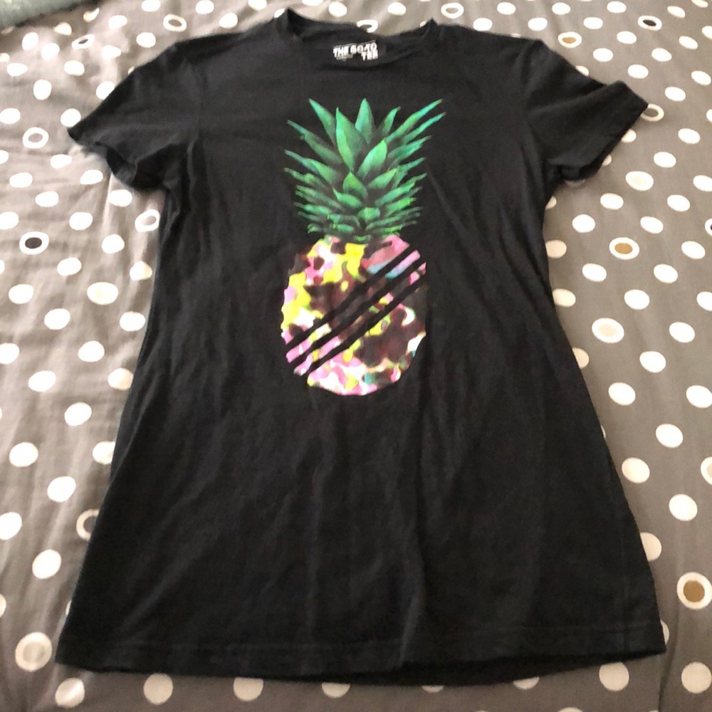 Black pineapple Adidas tee shirt